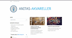 Desktop Screenshot of anitas-akvareller.dk