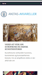 Mobile Screenshot of anitas-akvareller.dk